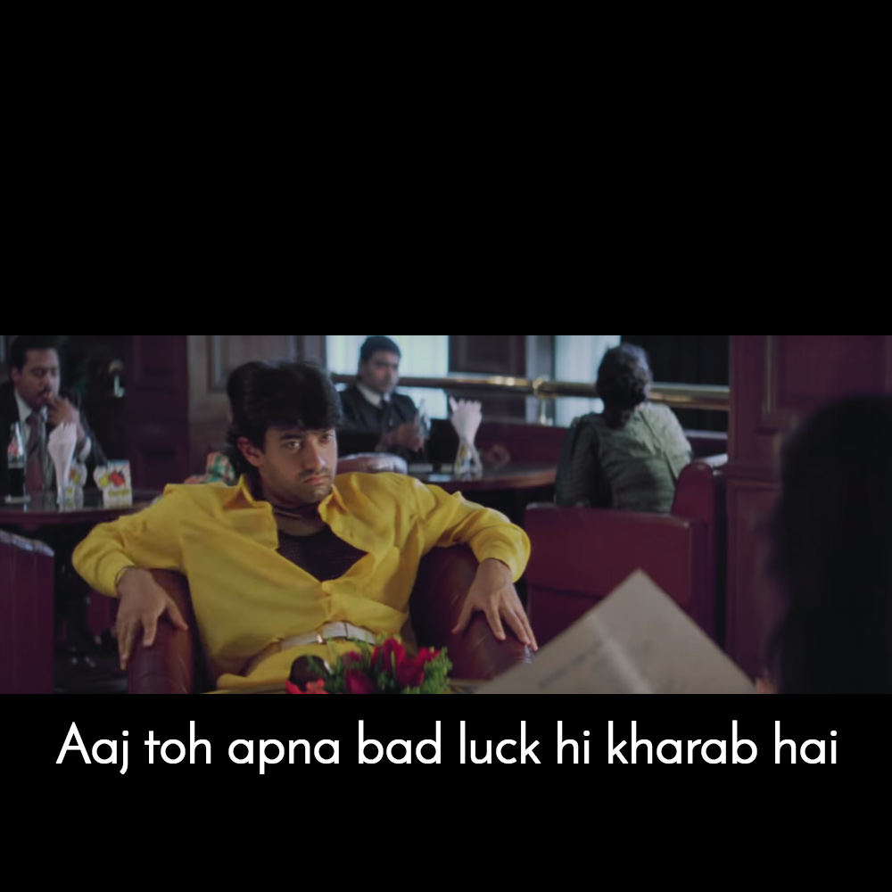 Aaj toh apna bad luck hi kharab hai. साला तंग आकर | Hindi शायरी और ग़ज़ल |  Nojoto